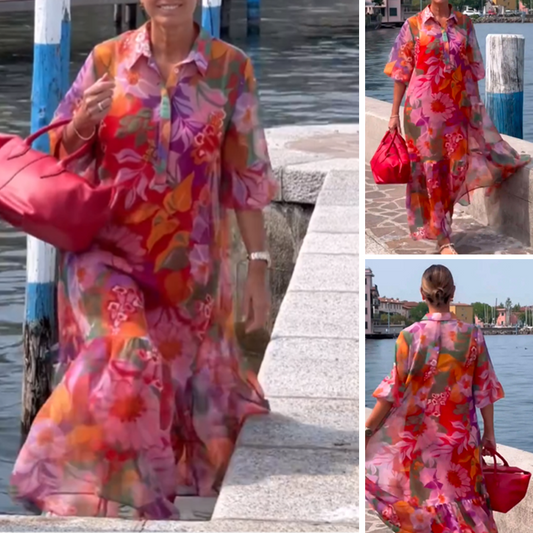 Diletta | Vestido con estampado floral - Edición especial