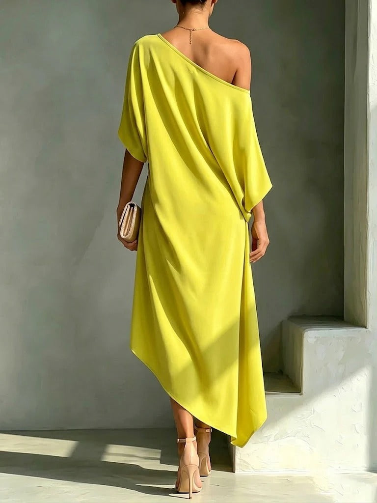 Clara | Vestido asimétrico elegante
