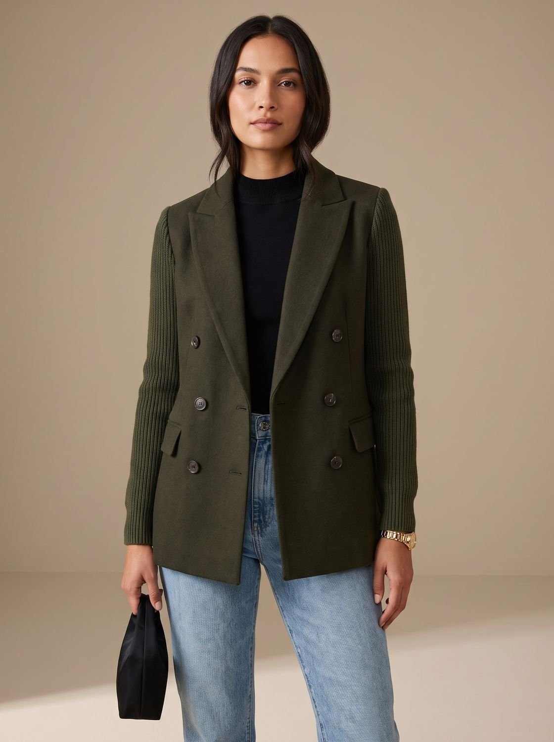 Primrose | Blazer Cruzado con Mangas Suaves