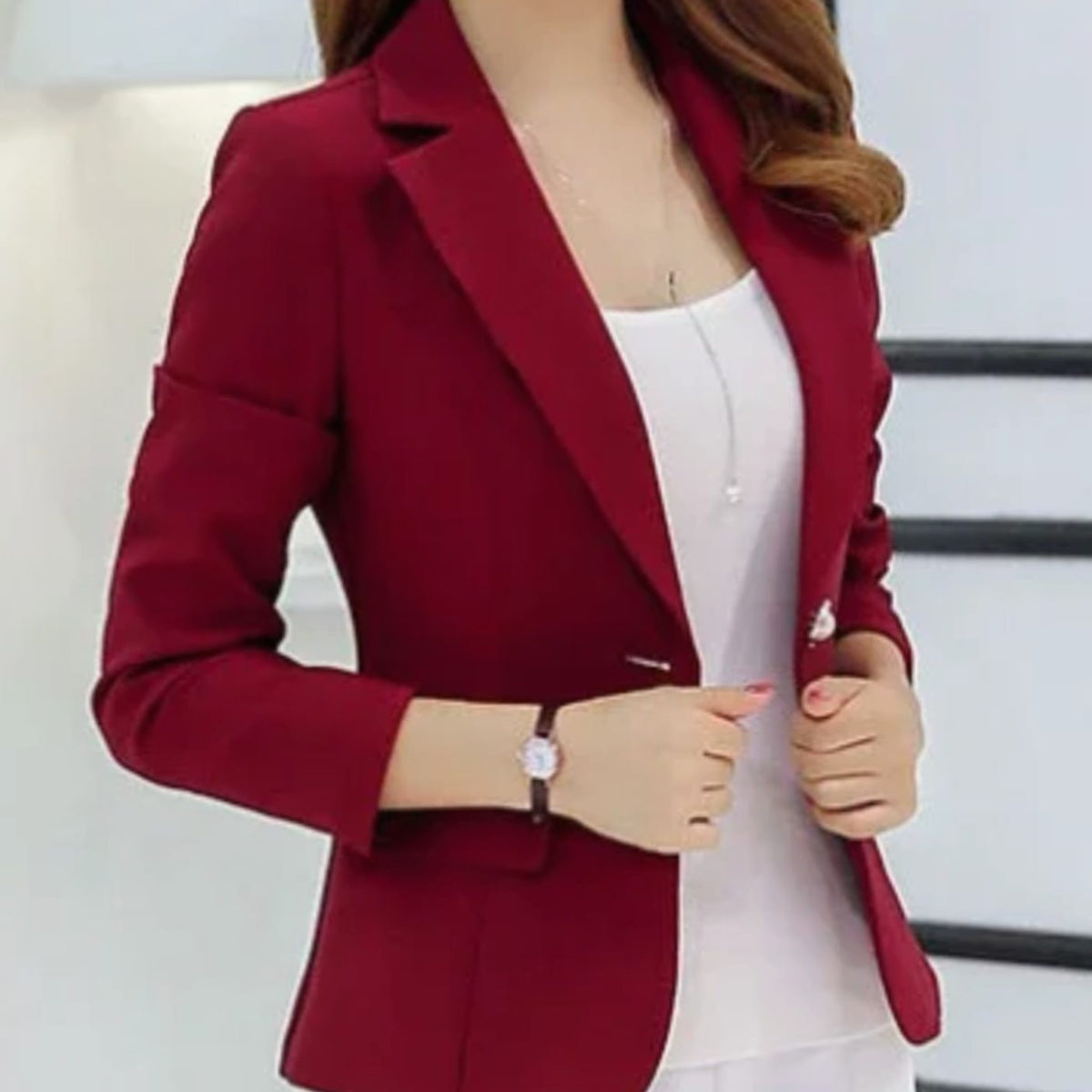 Juliana | Blazer Entallado Slim Fit de Un Botón