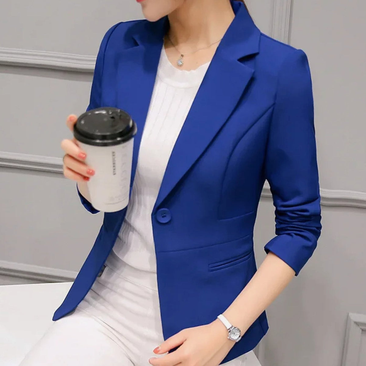 Juliana | Blazer Entallado Slim Fit de Un Botón