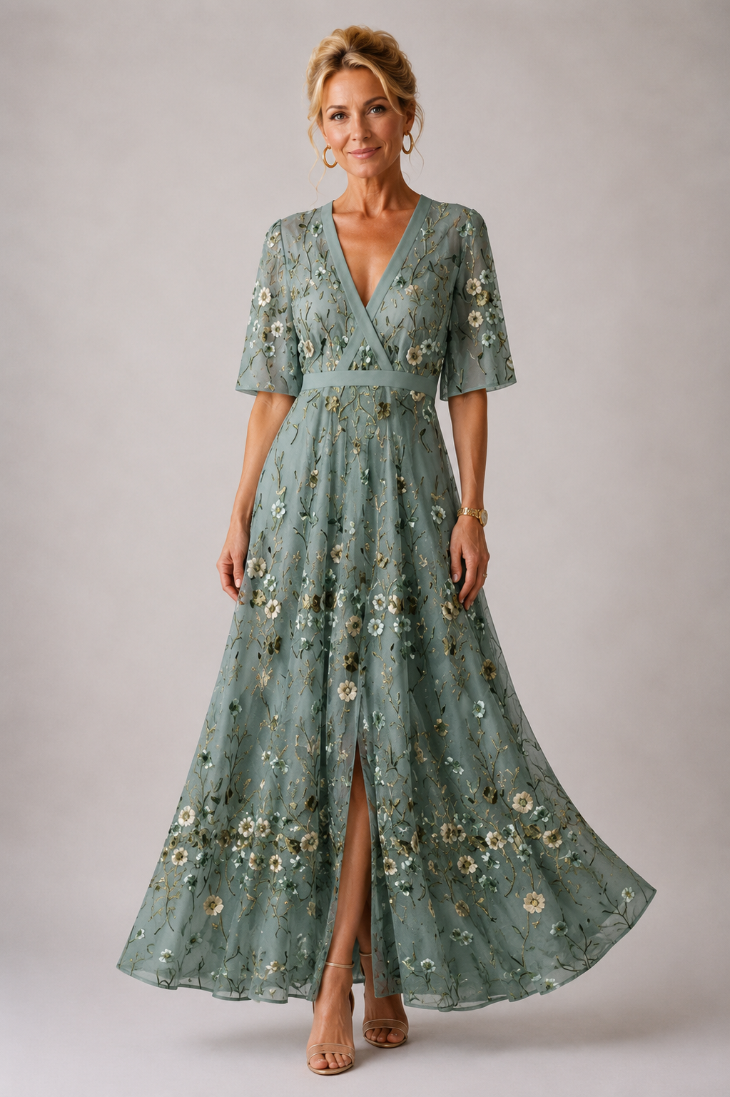 Sabina | Vestido Refinado con Estampado Floral